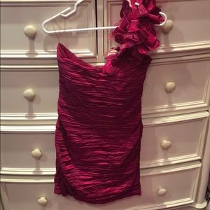 Large Romeo & Juliet Runched Dress! Mini. Worn.